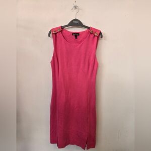 Juicy Couture Pink Mini Dress with Gold Buttons